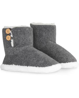 Dunlop Hausschuhe Winter - Grau