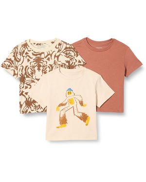 Amazon Essentials Camisetas de algodón Niño - Neutro