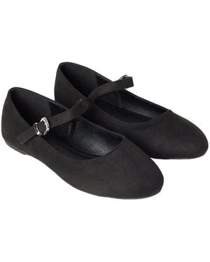 Dorothy Perkins Wide Fit Catrina Maryjane Ballet Court Shoes - Black