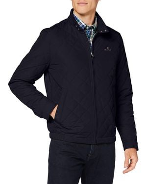 GANT QUILTED WINDCHEATER - Blu