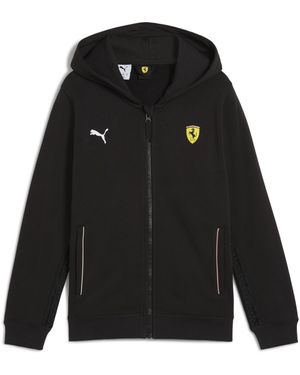 PUMA Scuderia Ferrari Race Felpa con cappuccio per ragazzi 128 nero