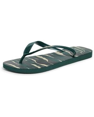 Havaianas Top Camo Flip Flops - Green