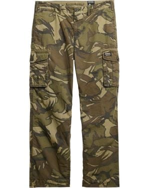 Superdry Lightweight Parachute Cargo Trousers - Green