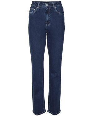 Vero Moda Vmdrew HR Straight Gu3130 Ga Noos - Blu
