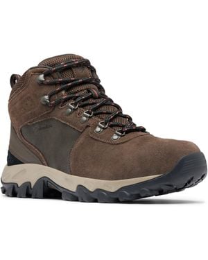 Columbia Newton Ridge Plus 2 Suede Wp - Marrone
