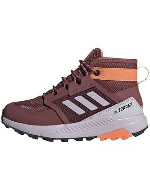 adidas Terrex Trailmaker Mid Rain.RDY Hiking Shoes - Viola