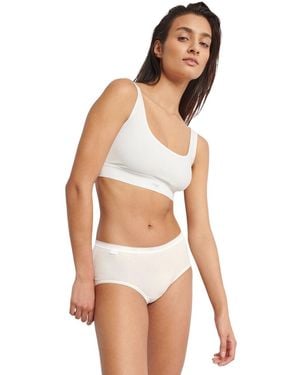 Sloggi Basic+ Midi 3 Pack Briefs White/navy/grey Grey S - 10 - Blue