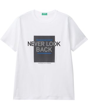 Benetton T-Shirt 3I1XU109U - Bianco