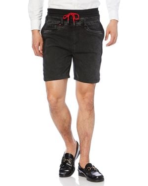 Desigual S Denim_Peter Shorts - Schwarz