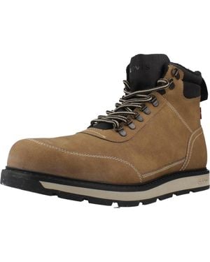 Levi's Axel, Botas Hombre, Cañón, 42 EU - Marrón