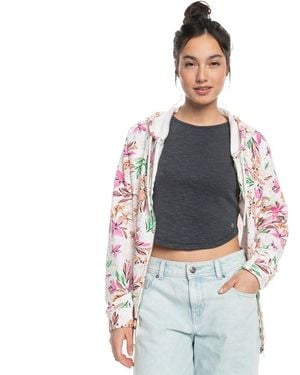 Roxy Zip-up Hoodie For - Zip-up Hoodie - Grey