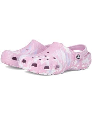 Crocs™ Classic Marbled Tie-dye Clog - Purple