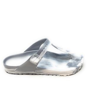 Birkenstock Sandali Infradito Gizeh EVA 1029606 metallic silver multi,regolabile ed ergonomico,Numero 39 Eu - Nero