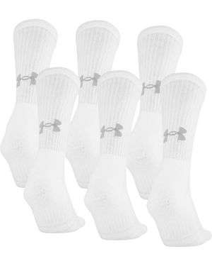 Under Armour Training Cotton Crew Socks - Weiß