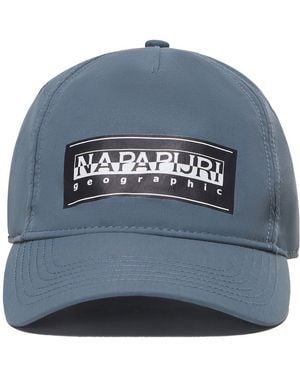Napapijri Box Logo Cap One Size Blue