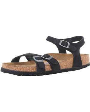 Birkenstock KUMBA 1029526 schwarz Schwarze Sandalen Schnallen Leder 36 - Blau