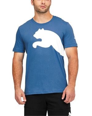 PUMA Oversized T-shirt Voor - Blauw