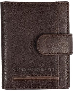 Tom Tailor Devon Geldbörse Kreditkartenetui Klein Braun