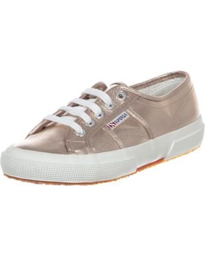 Superga Womens 2750-cotmetu Low-top Trainers Gold Rose Gold - Black