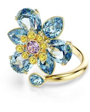 Swarovski Idyllia offener Ring - Blau