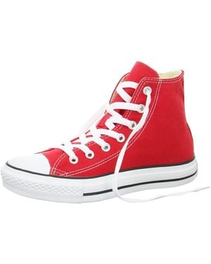 Converse All Star Hi Red Canvas - 6.5 Uk