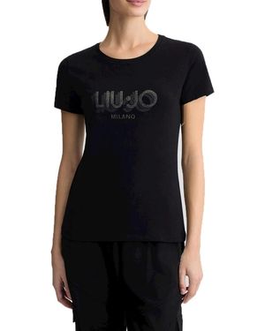 Liu Jo Liu Jo T-shirt Nero TA5214JS003 NERO XL