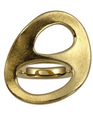 Fossil Ring goldfarben JF83709 - Schwarz