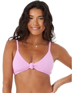 Roxy Standard Love Knot Bikini Upf 50+ - White