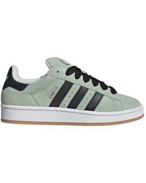 adidas Womens Campus 00s Lace Up Trainers Shoes Casual - Green, Green, 8 - Grey