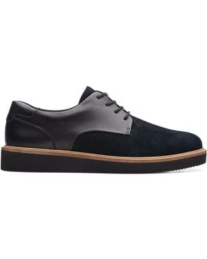 Clarks Baille Lace Lederen Schoenen In - Zwart
