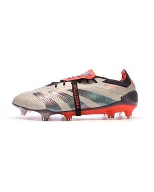 adidas Chaussures de Foot Taupes Mixte Predator Elite FT FG - Rouge
