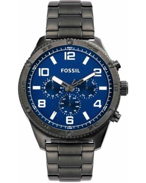 Fossil Analog Quartz Watch With Stainless Steel Strap Bq2798 - Blue