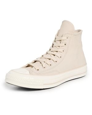 Converse Chuck 70 Nubuck Leather Trainers - White