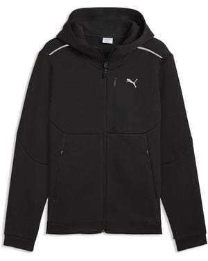 PUMA Tech Hoodie Met Rits Voor M - Zwart