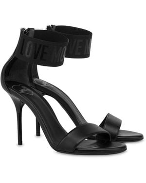 Love Moschino High Sandals - Black