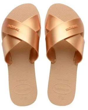 Havaianas Hav.aqua Metallic - Brown