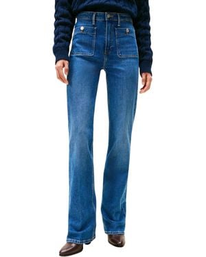 Tommy Hilfiger Dnm Flo Bootcut Hw Ww0ww48255 Bootcut - Blauw
