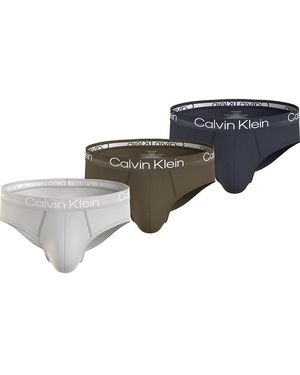 Calvin Klein Hip Brief 3pk 000nb2969a - Nero