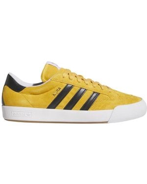 adidas Mens Nora Lace Up Trainers Shoes Casual - Yellow, Yellow, 8 Uk