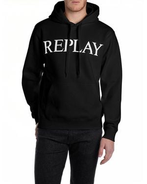 Replay M3104 Sweatshirt à Capuche - Noir