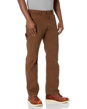 Dickies Relaxed Straight Fit Lightweight Duck Carpenter Jean - Brown