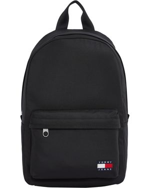 Tommy Hilfiger Uomo Zaino Daily Dome Tracolla Regolabile - Nero
