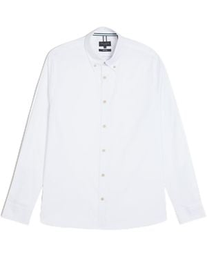 Ted Baker S Allarde Ls Regular Branded Oxford Shirt - White