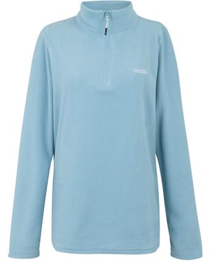Regatta S Sweethart Half Zip Fleece Lightweight Quick Dry Winter Layer Top - Blue