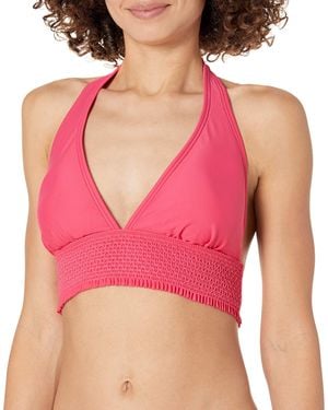 Tommy Hilfiger Full Coverage Triangle Bikini Top - Pink