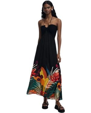 Desigual Swim_belice Dress Swimwear Cover Up - Nero