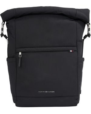 Tommy Hilfiger Mochila Enrollable TH Signature - Negro