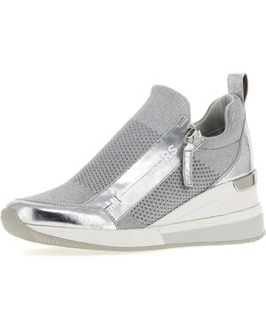 Michael Kors 43R5WIFS3D-040 Willis Wedge Trainer Donna - Metallizzato