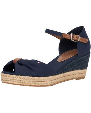 Tommy Hilfiger Wedge Espadrilles Keilabsatz - Blau
