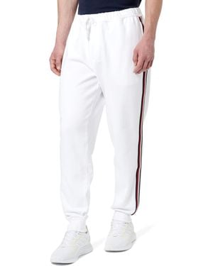 Tommy Hilfiger Global Strepe Sweatpants Mw0mw38696 Joggingbroek - Wit